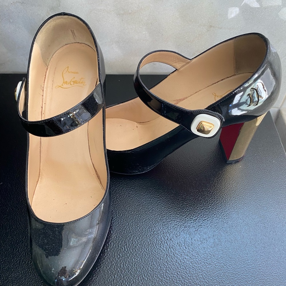 Black Christian Louboutin in size 39.5